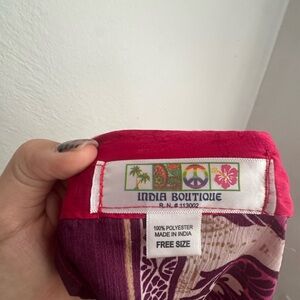 India Boutique Red and Purple Accessory